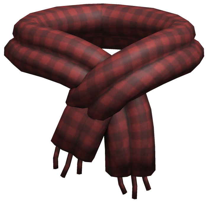 Red Plaid Scarf 1.0