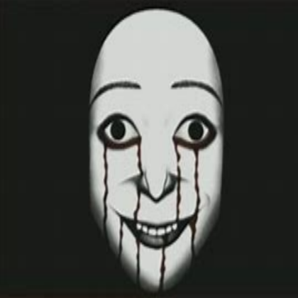 A Creepy Face from L.o,m.a,n.d,o Roblox decal