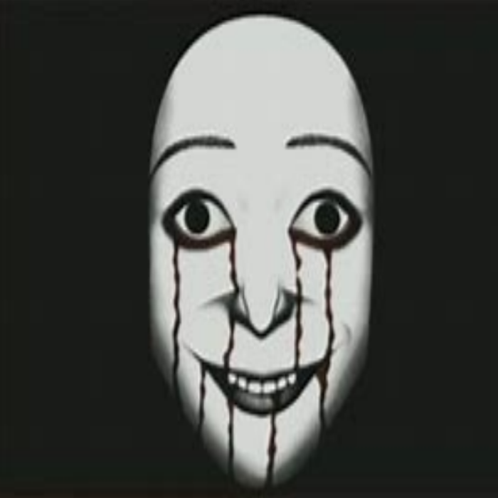 A Creepy Face from L.o,m.a,n.d,o Roblox decal