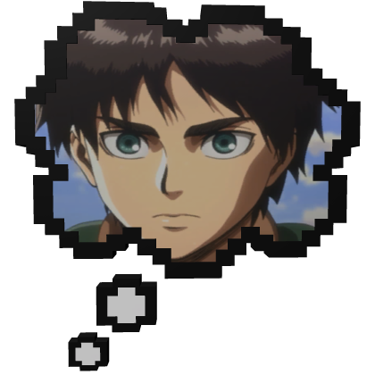 Eren Yeager AOT | Thinking Bubble  Roblox item