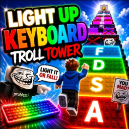 LIght up KeyBoard Troll Tower