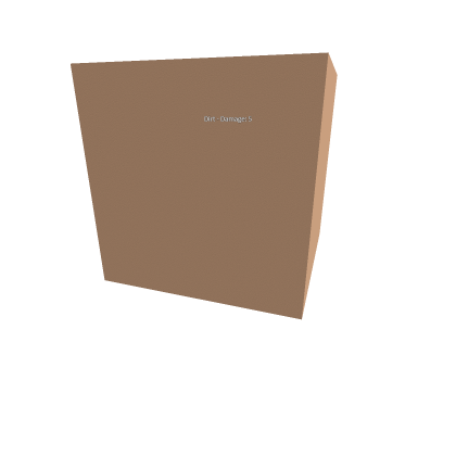 Dirt brick