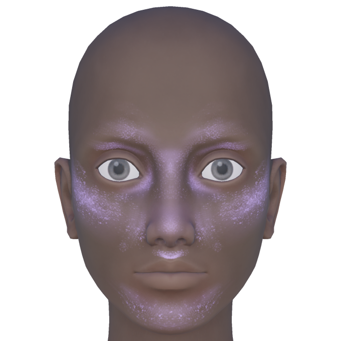 Glitter Highlight Skin Purple