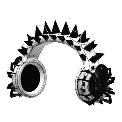 White Spider Headphones Roblox item