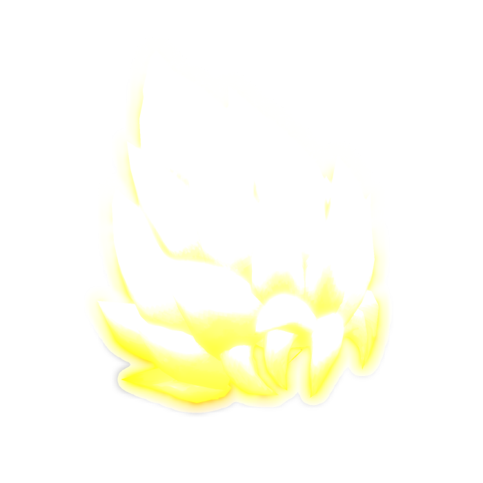 Glowing Goku Super Saiyan Hair [EMISSIVE]