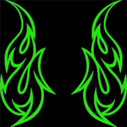 Green Flame Tribe Roblox decal