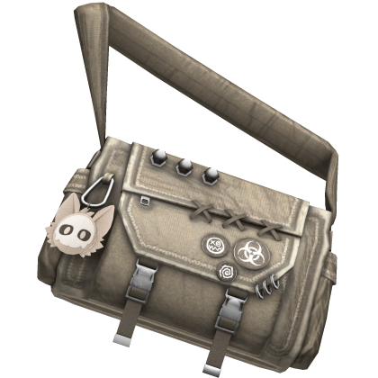 Y2K Punk Grunge Emo Beige Streetwear Crossbody Bag Roblox item