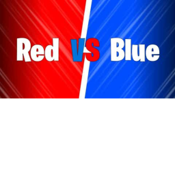 red vs blue