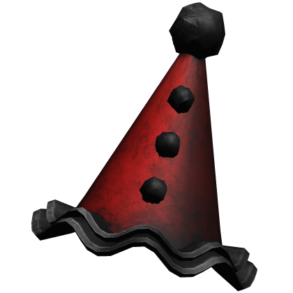 Red Halloween Clown Party Hat V3 Roblox item