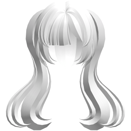 moe thick long fluffy ponytails white