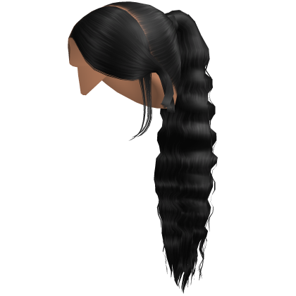 Ponytail W/ Soft waves [Black] thumbnail