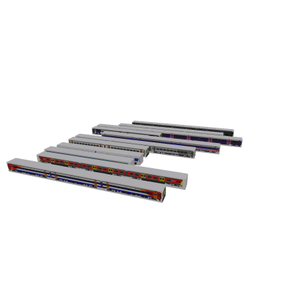  Railway train set