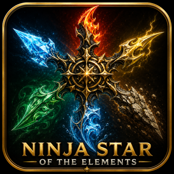 Ninja Star of the Elements Made by Zelgraz preview 3