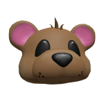 Brown Teddy Bear Head