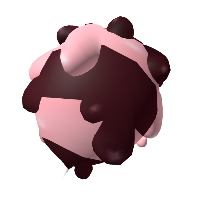 Pink & dark red slime bee abdomen / Tail