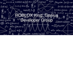 ROBLOX King Genius Developer Group