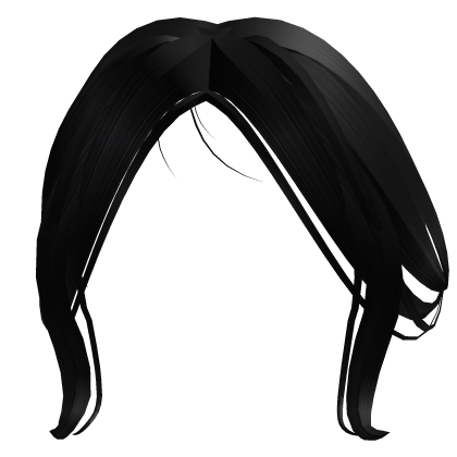 Newside Bangs Curled in Black Combo ✿ thumbnail