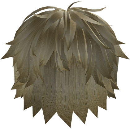 Blonde Spiky Messy Fringe Hair