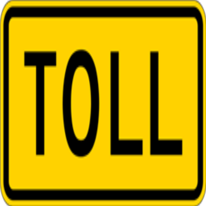 Toll sign Roblox decal