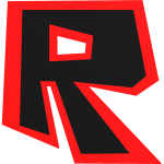 Black and Red Retro Classic Roblox Pin