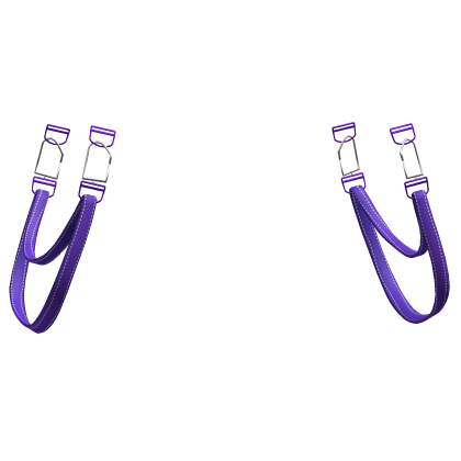 purple side waist belt suspenders Roblox item