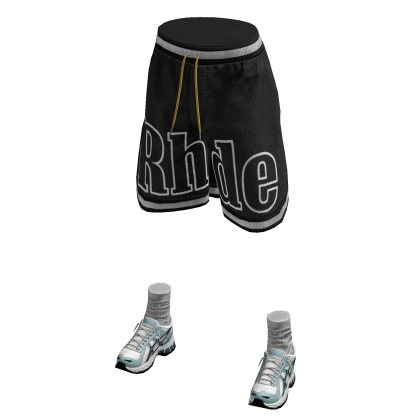 Black Rude Shorts W/ Fjord Sics Runners