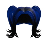 Blue and Black Pigtails