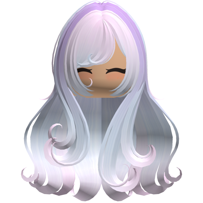Adorable Cute Moe Pastel Long Wavy Hair