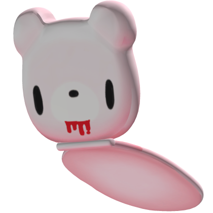 Pastel Pink Gloomy Bear Flip Phone Right Roblox item