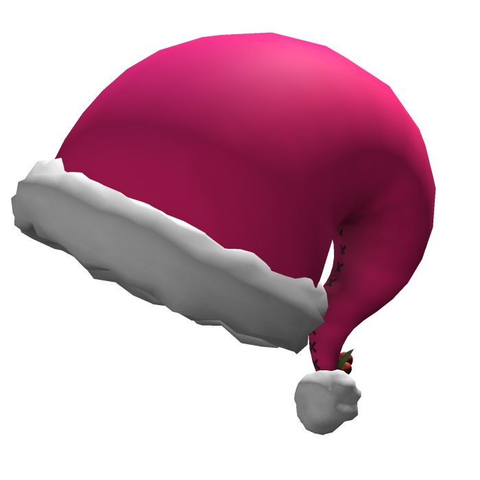 pink cozy christmas hat