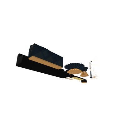 Luxury Gold and Black Furniture Set