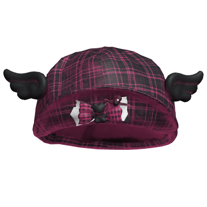 Hot Pink Kawaii Bow Realistic Beret