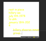 Hillary Sheeran Memorial Group
