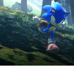 sonic frontiers game NO ANIMATION ONLY ON PROFILE