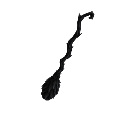 Black broom