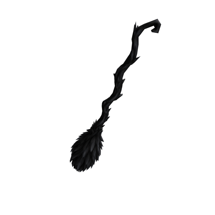 Black broom