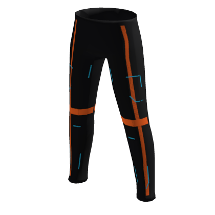 Neon Ember Cargo Pants