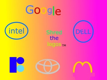 shred the logos