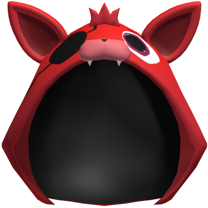 Red Foxy Chibi FNAF Plush Hood Roblox item