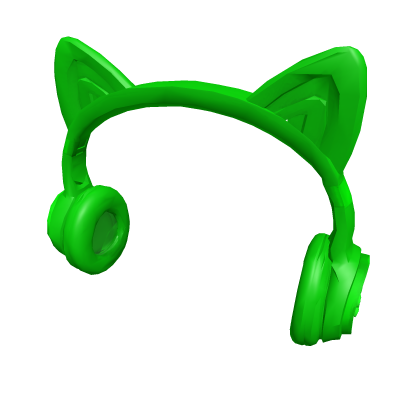 [⏳ FREE LIMITED EDITION LIMITED] Headset Green Paw Roblox item