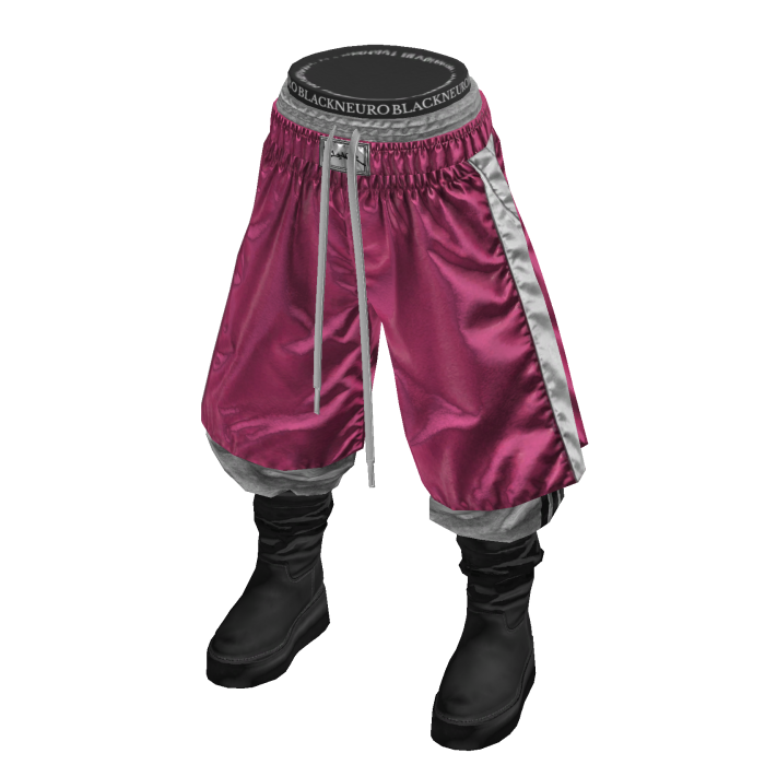 💗 Layered Boxer Pants w/ Boots _ Pink