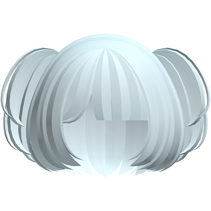 🐾 sweet mini fluffy layered moe pigtail baby blue