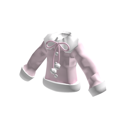 ꒰ ♡ kawaii pink winter sweater w/ bunny ears thumbnail
