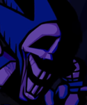 majin sonic is happy