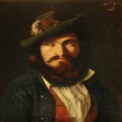 [antique] czech man oil painting Roblox decal