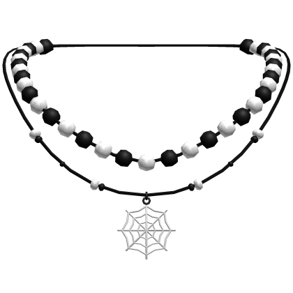 Y2K Layered Spider Web Necklace 🕸️