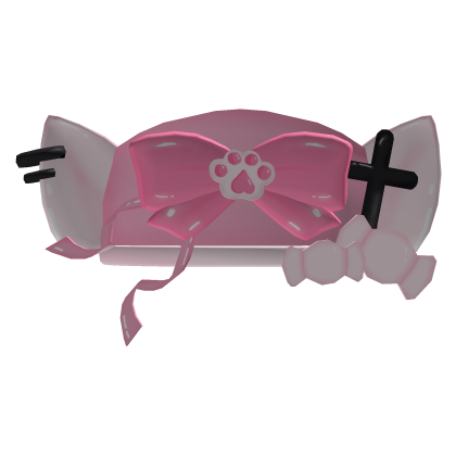 ᰔkawaii nurse hat ears pink