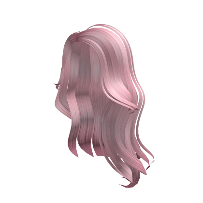 Pink Wavy Girl Hair  Roblox item