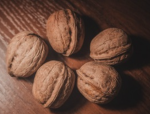 Walnuts on top