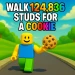 Walk 124,836 studs for a cookie icon